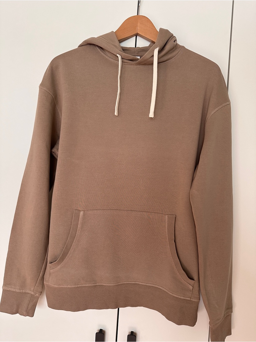 KOTN Taupe Brown Pullover Hoodie with Drawstring